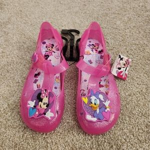 New with tags! Disney Minnie Mouse Jelly Shoes size 12
